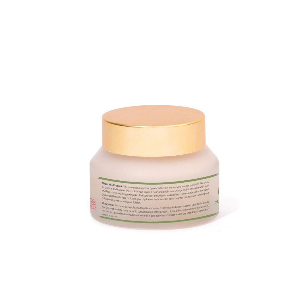 Organic Day Cream with SPF 30 - Pollution Defence 50g