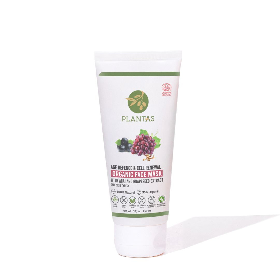 Organic Face Mask - Age Defence & Cell Renewal 50g
