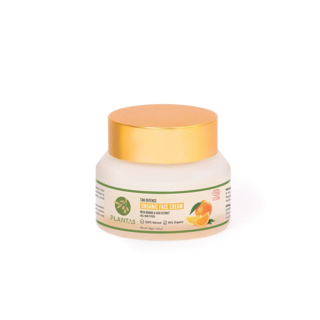 Organic Face Cream - Tan Defence 30g