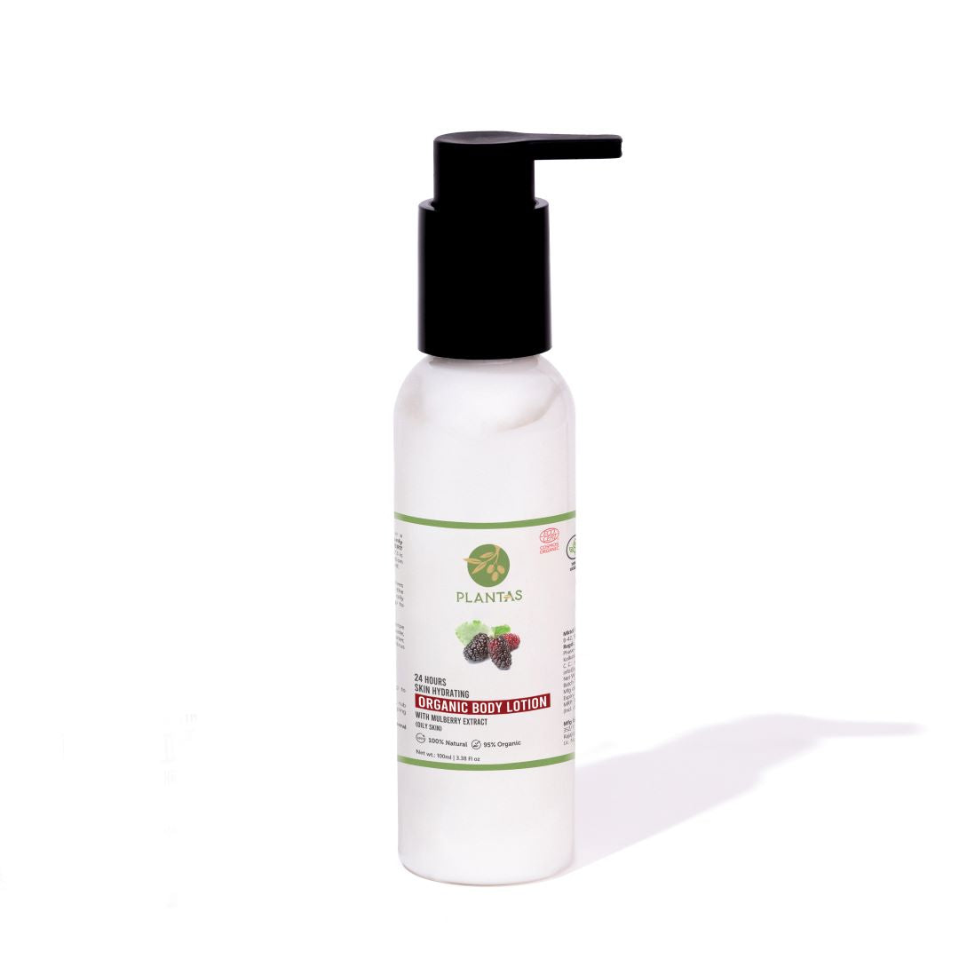 Organic Body Lotion - 24 Hrs Skin Hydrating (Oily Skin) 100ml