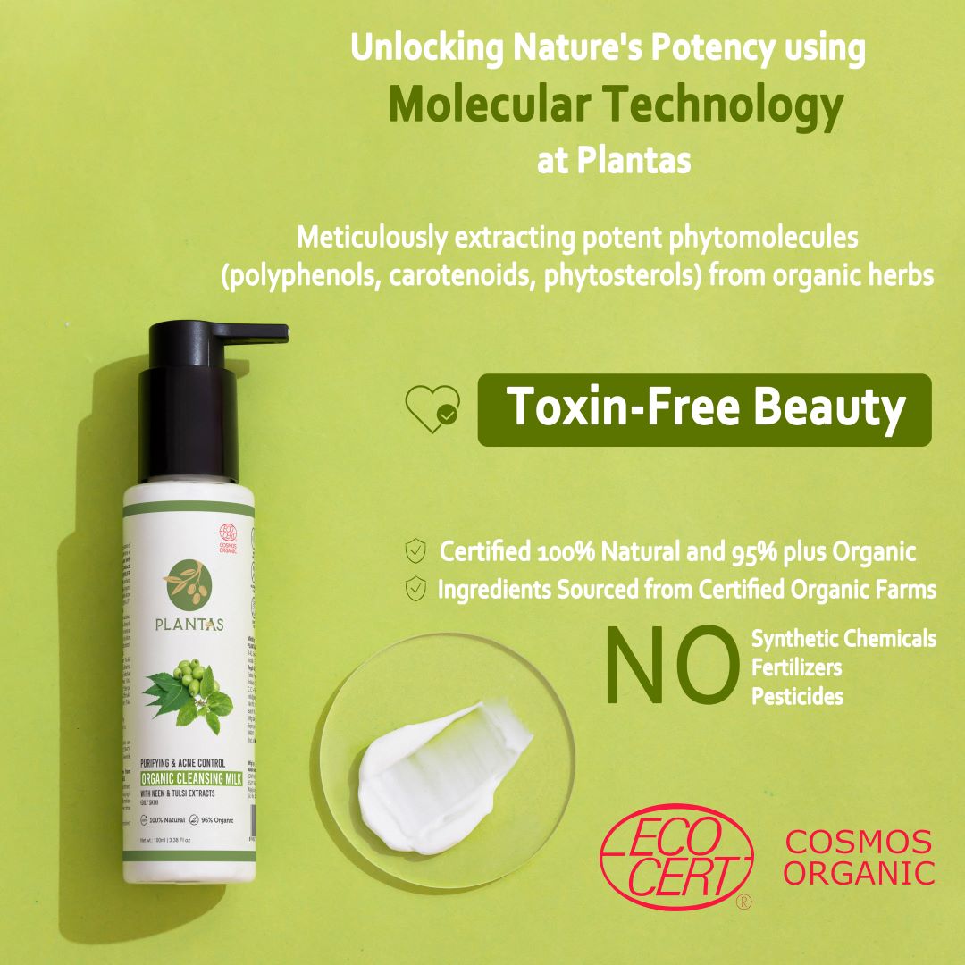 Organic Cleansing Milk - Purifying & Acne Control 100ml
