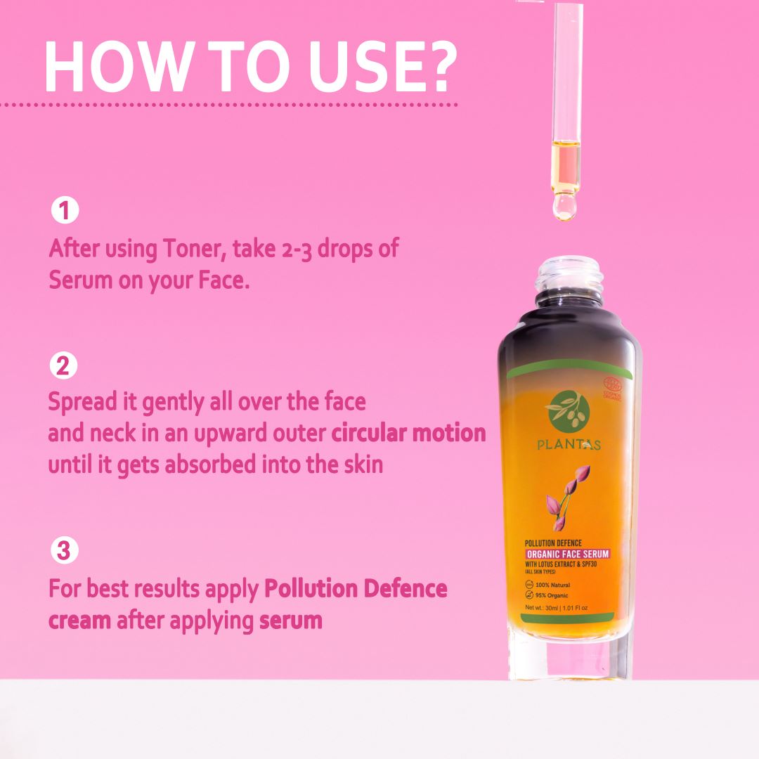 Organic Face Serum - Pollution Defence