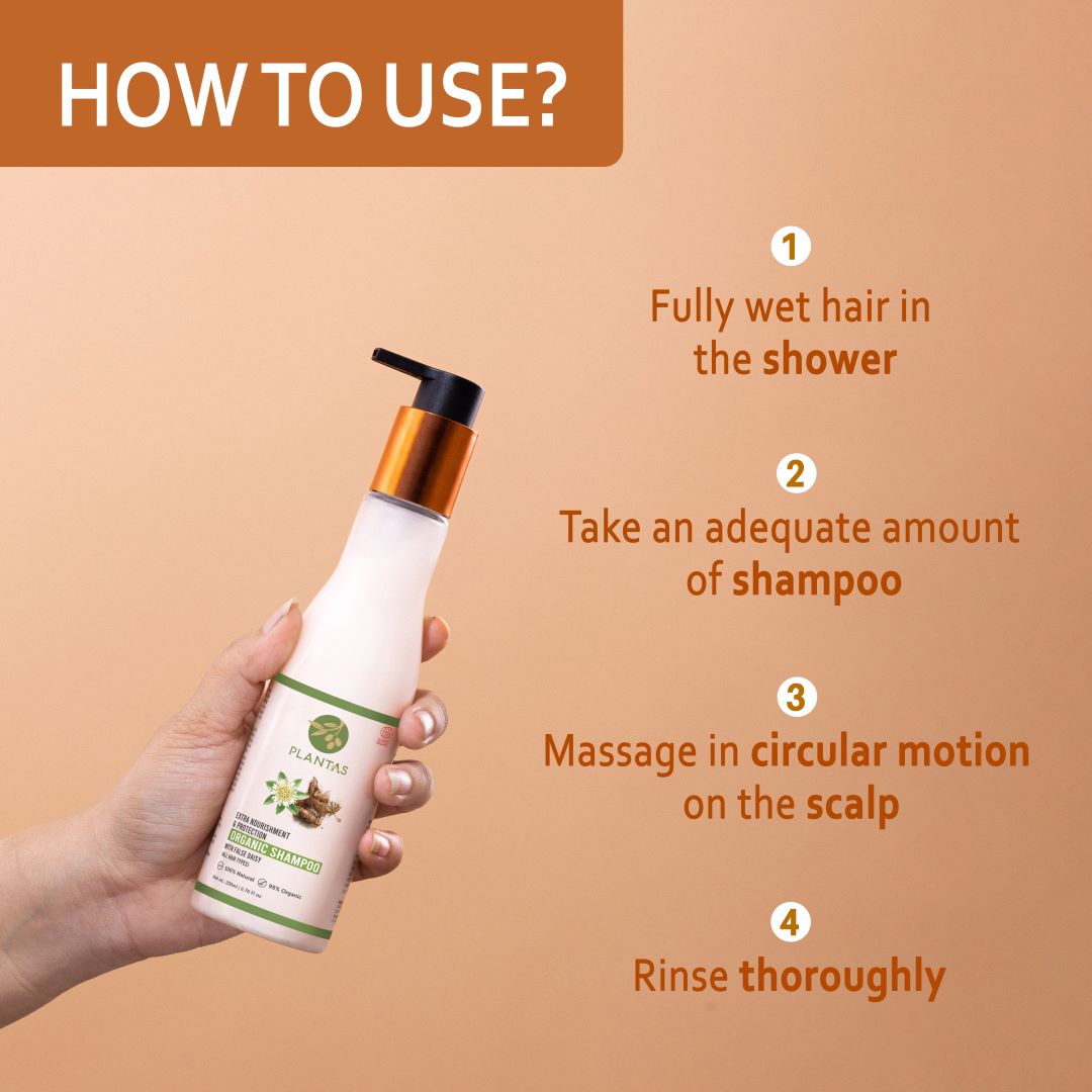 Organic Shampoo - Extra Nourishment & Protection 200ml