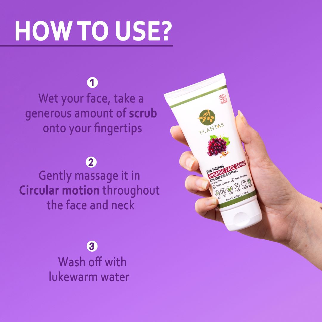 Organic Face Scrub - Skin Firming