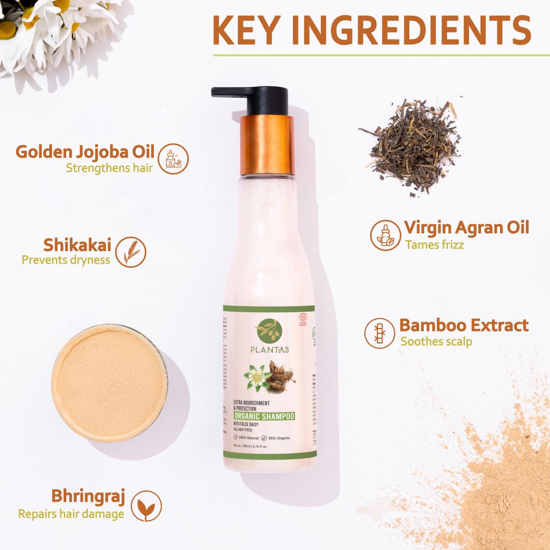 Organic Shampoo - Extra Nourishment & Protection 200ml