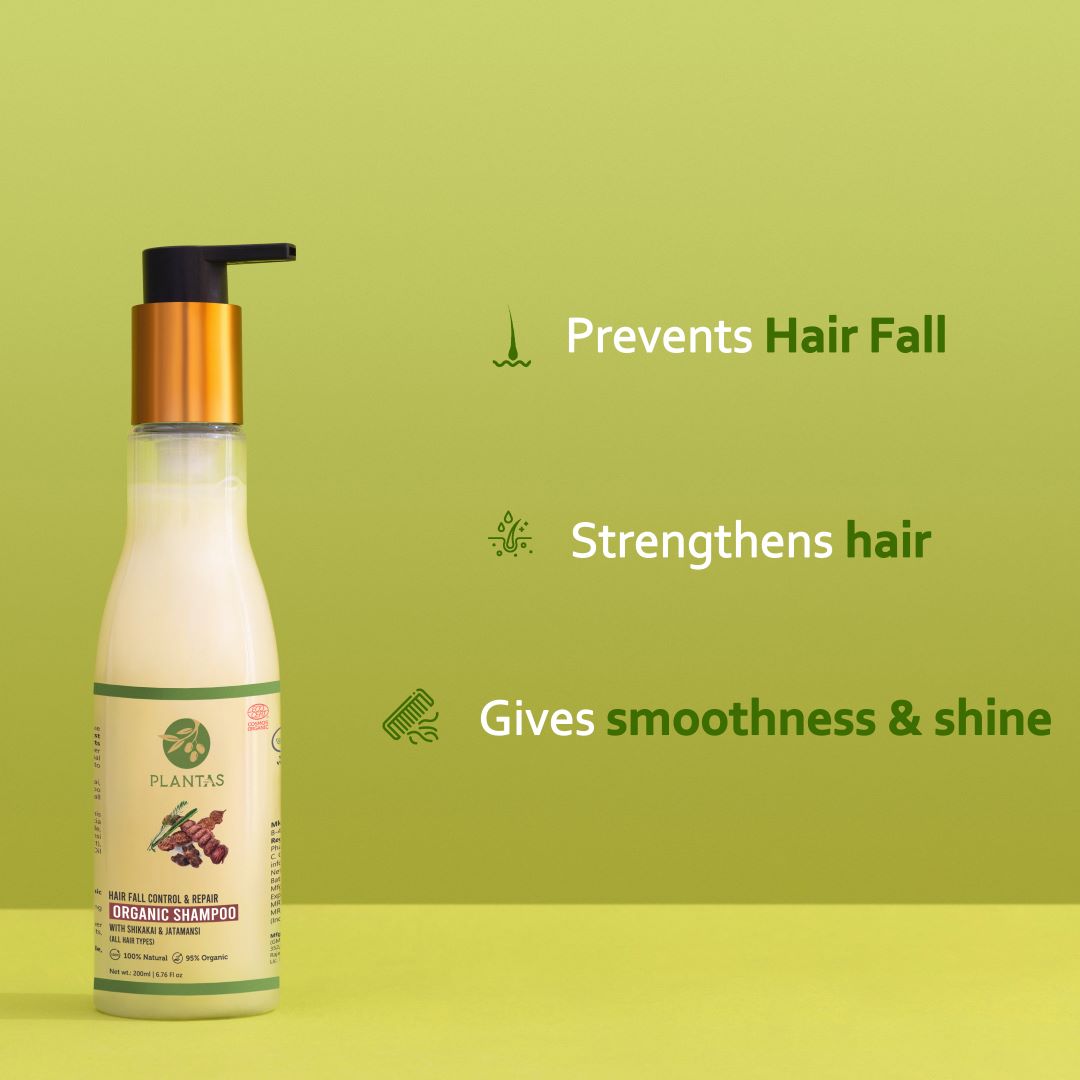 Organic Shampoo - Hair Fall Control & Repair 200ml