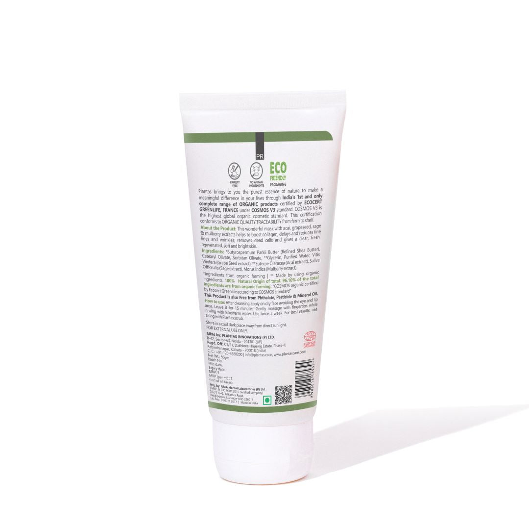 Organic Face Mask - Age Defence & Cell Renewal 50g