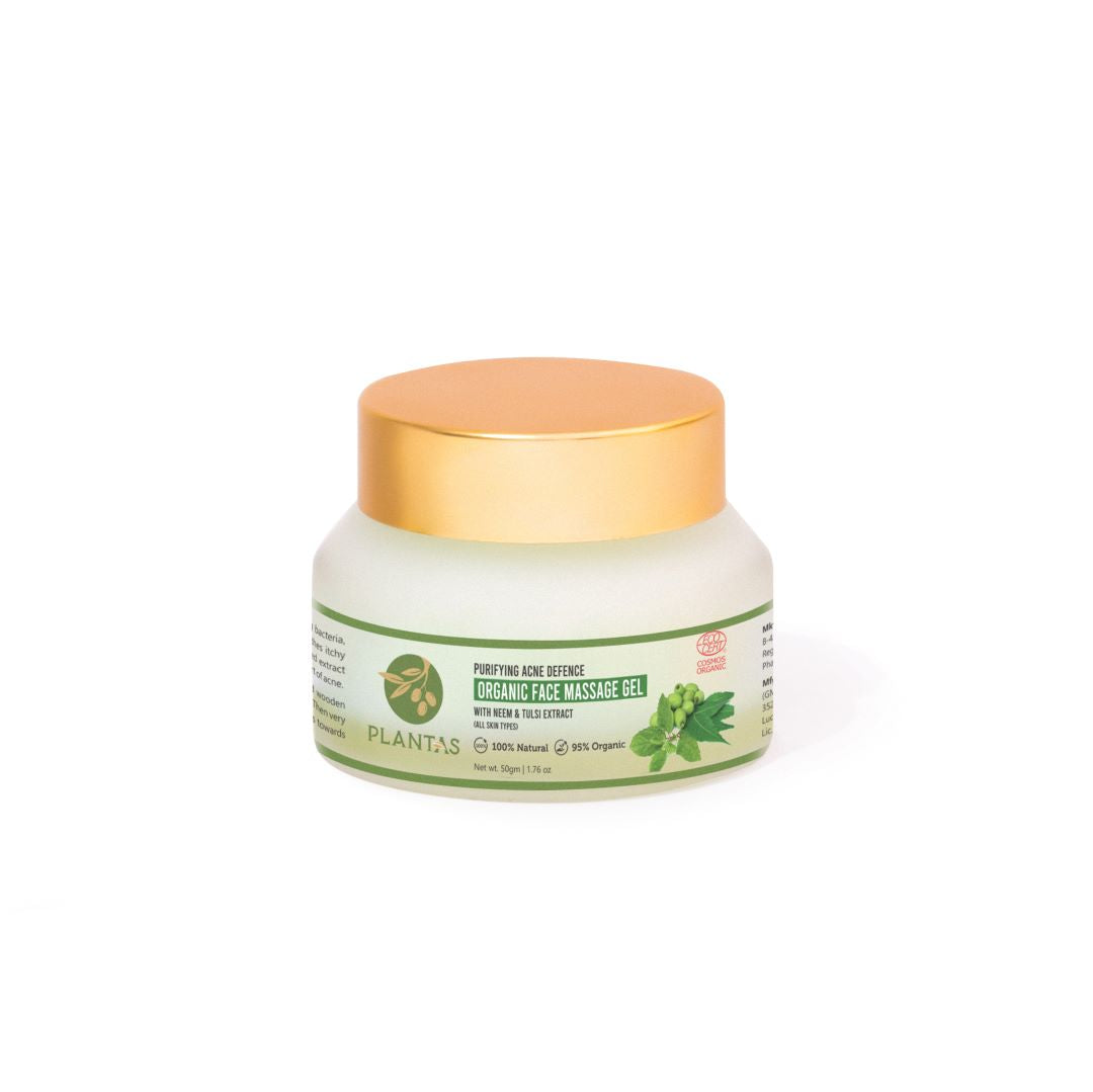 Organic Face Massage Gel - Purifying Acne Defence 50g