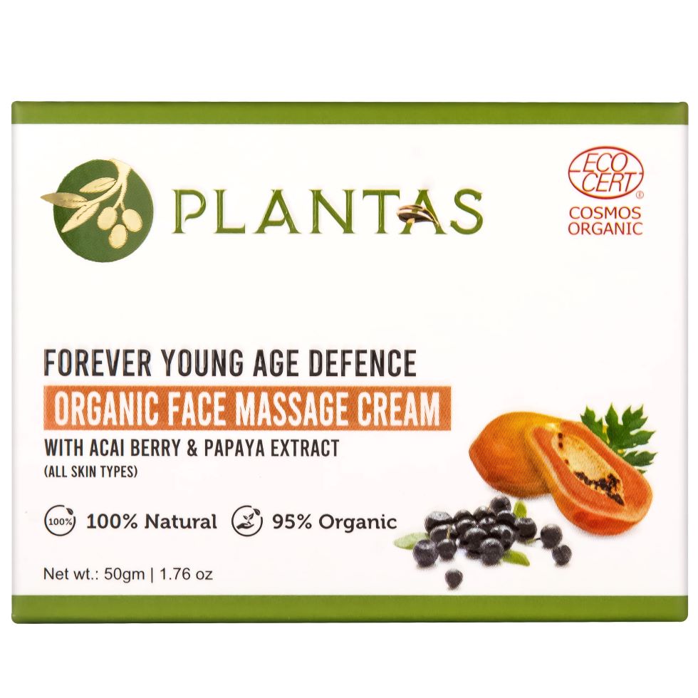 Organic Massage Cream - Age Defence 50g