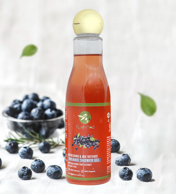 Plantas - Organic Shower Gel Acai Berry Fruit Extract
