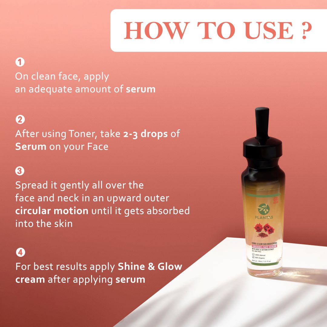 Organic Face Serum - Skin Brightening