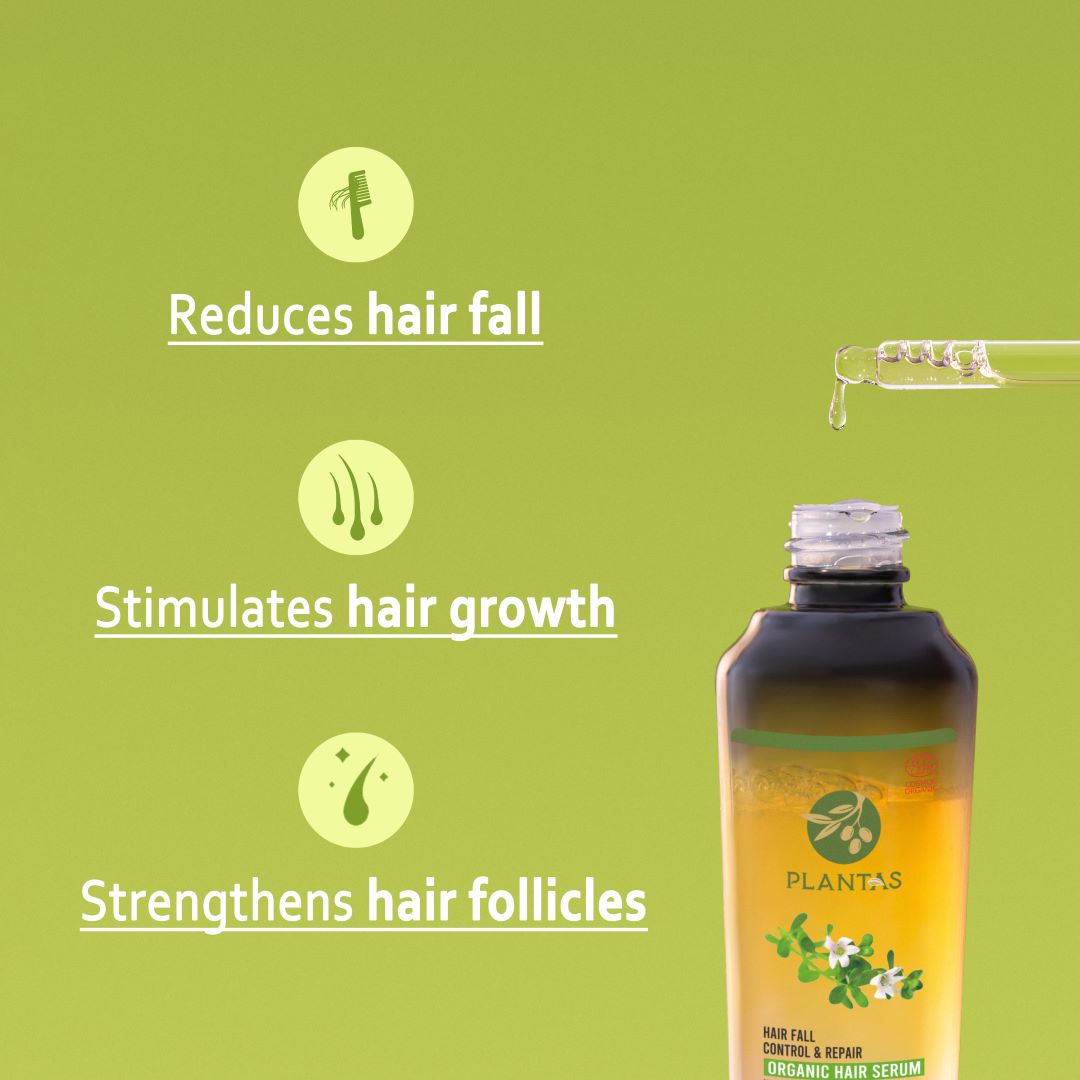 Organic Hair Serum - Hair Fall Control & Repair